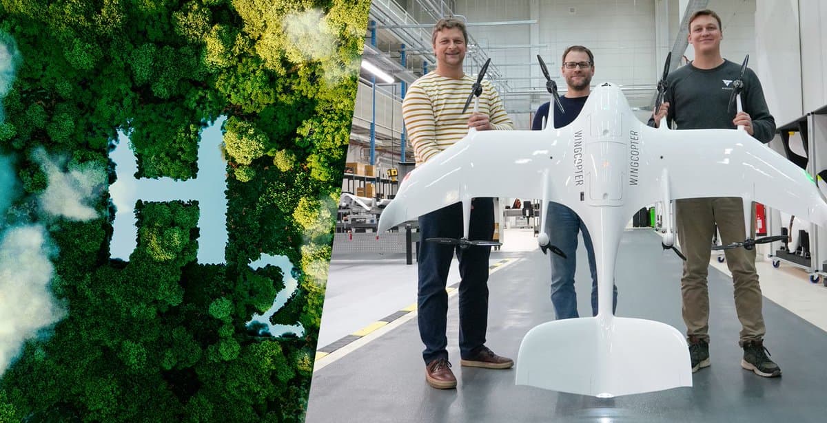 Wingcopter 攜手 ZAL 技術中心,探索綠色氫能驅動物流無人機實現更長航時 1