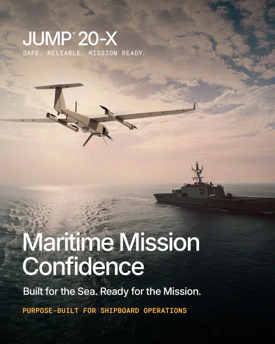 海事任務不只需要耐航力,更需要絕對可靠——JUMP 20-X專為艦載操作而生 1