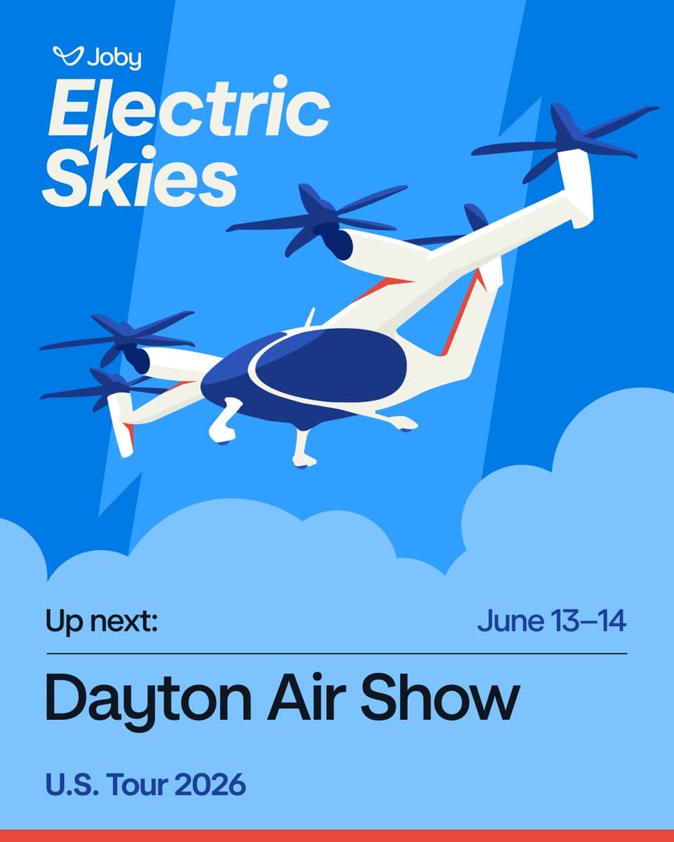 Joby Aviation to Showcase Mobile Flight Simulator at Dayton Air Show, Offering Public a Preview of eVTOL Air Taxi Experience