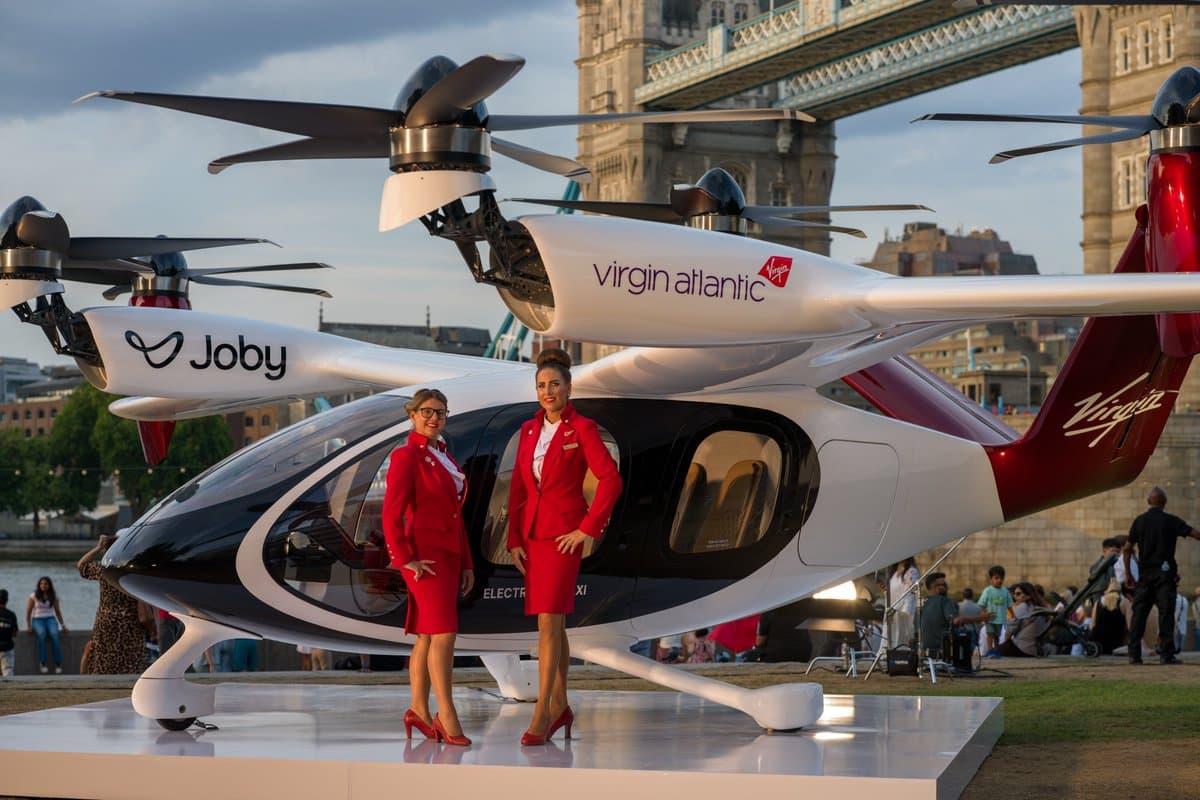 The Future of Flight Lands in London: Joby Aviation and Virgin Atlantic Display Electric Air Taxi Beside Tower Bridge