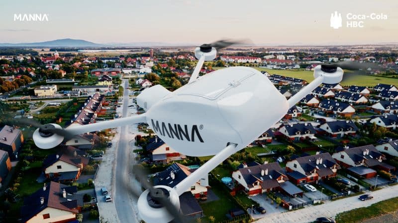 Manna Aero Earns Industry Recognition as Drone Delivery Milestones Mount